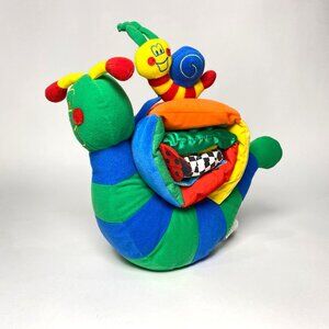 2001 Discovery Toys Shelly the Sensory Snail Plush Interactive Toy 1611